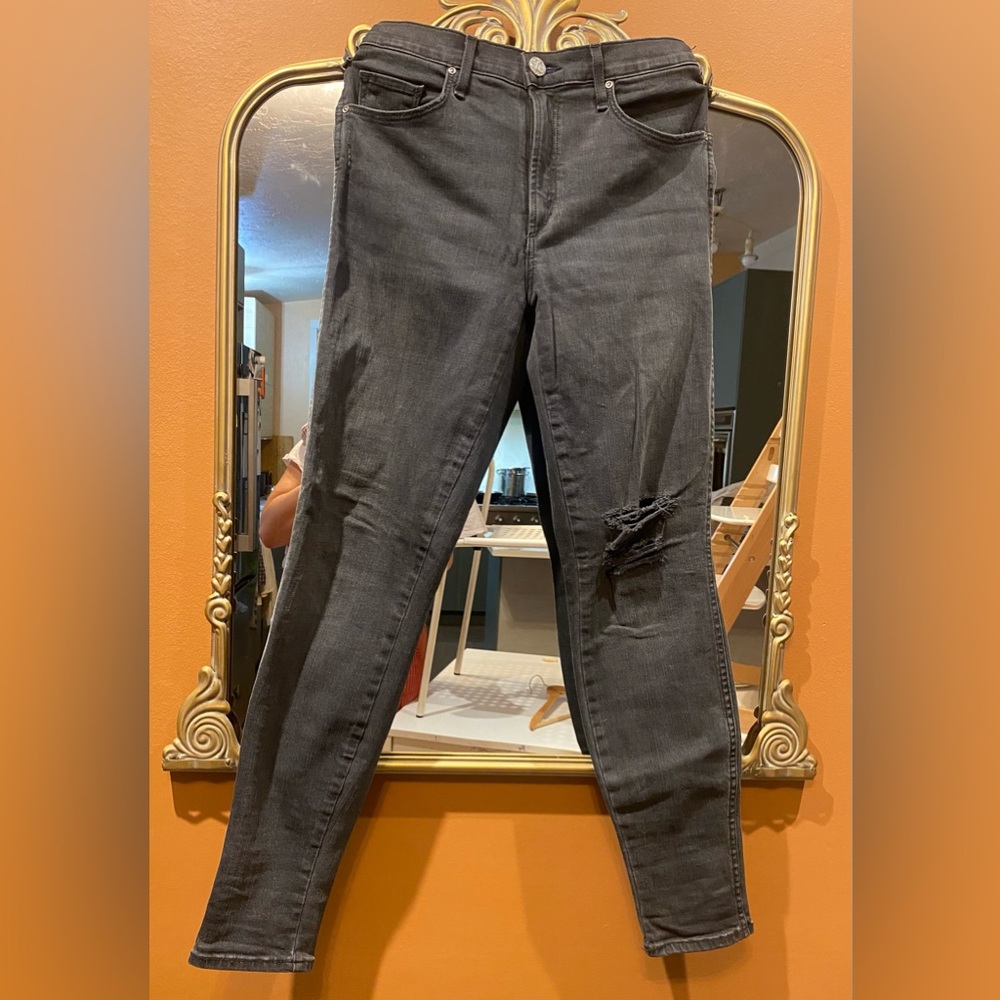 McGuire Denim Distressed Women Black Skinny Jeans
